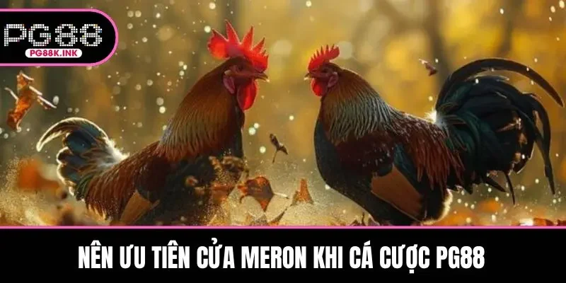 Nên ưu tiên cửa Meron khi cá cược PG88